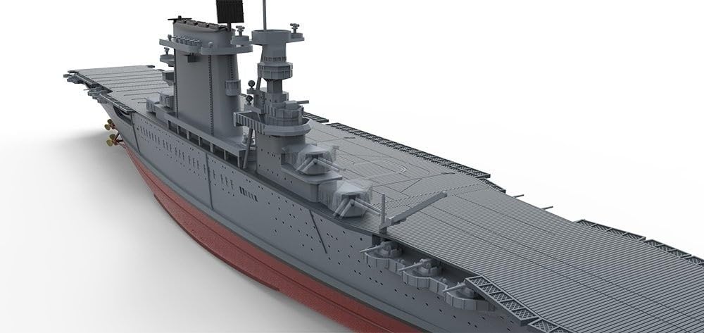 Meng Model Авианосец ВМС США Лексингтон Пластиковая Модель 1/700 CV-2 Предварительно Окрашенный MENPS-002