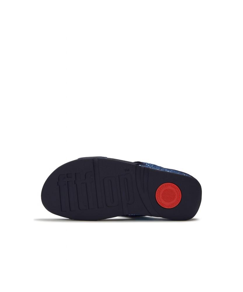 Женские сандалии Fitflop Lulu с многоцветным глиттером - Космический синий (Ft61K2D01N)