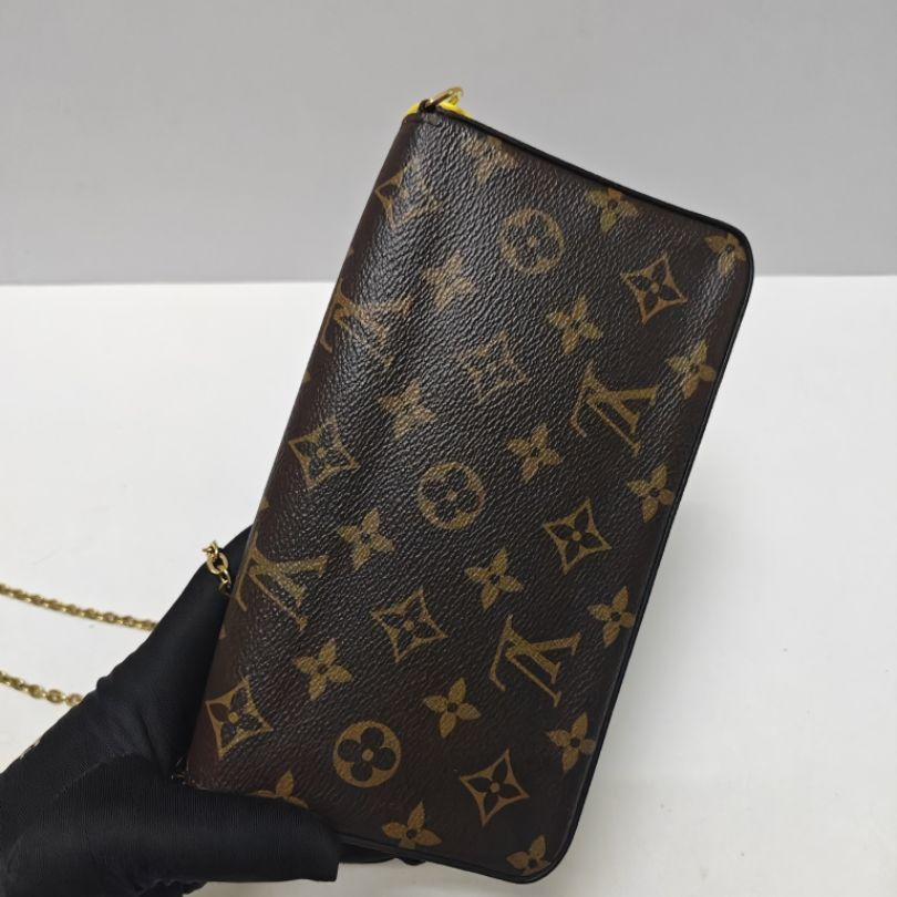 [Pre-Owned] Felicie Pochette Classic Monogram Coated Canvas And Leather Three-In-One Chain Bag - Excellent #J0DWWT