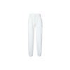 High-Waisted Drawstring Casual Pants With Solid Color Logo Women Bottoms Milk-White DQ5887-133