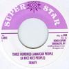 7inch Record TRINITY - Three Hndred Jamaican People (A Nic DKR230 Super Star/Digi 1975 US Reggae, Ska & Dub