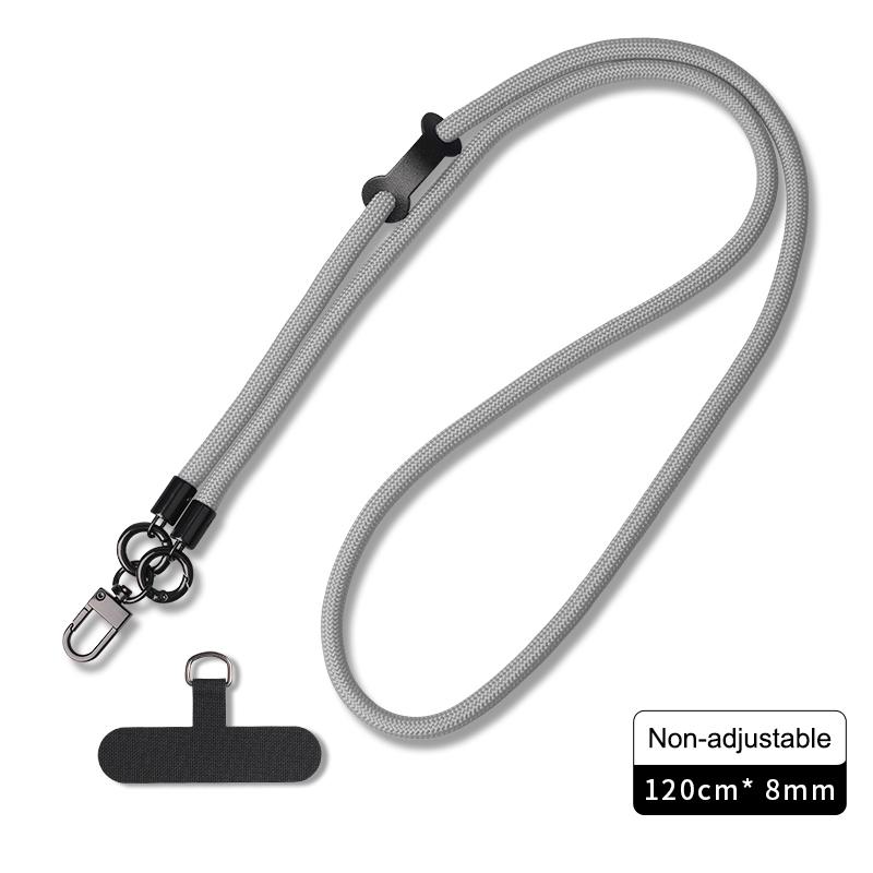 Универсальный шнурок для телефона, шнурок-ремешок против потери, съемный цветной шейный шнур, страховочная привязь для телефона, цепочка-брелок, веревка с картой