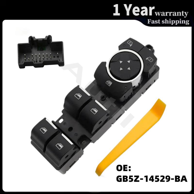 For Ford Explorer 2016- Front Left Master Power Window Switch Glass Lifter Button Car Replacement Accessories GB5Z-14529-BA