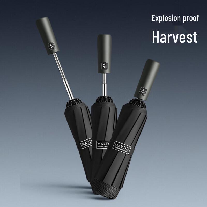 Большой ветрозащитный обратный зонт Mido M3063