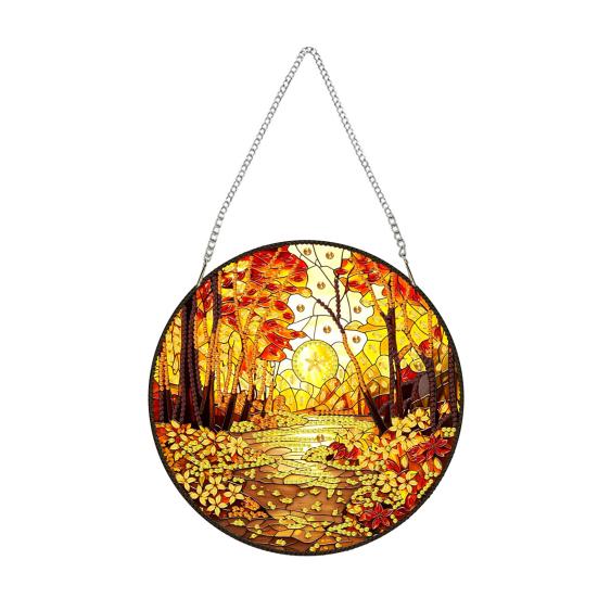 Relaxing Craft Project Colorful Pendant Necklace Acrylic 1 Pc