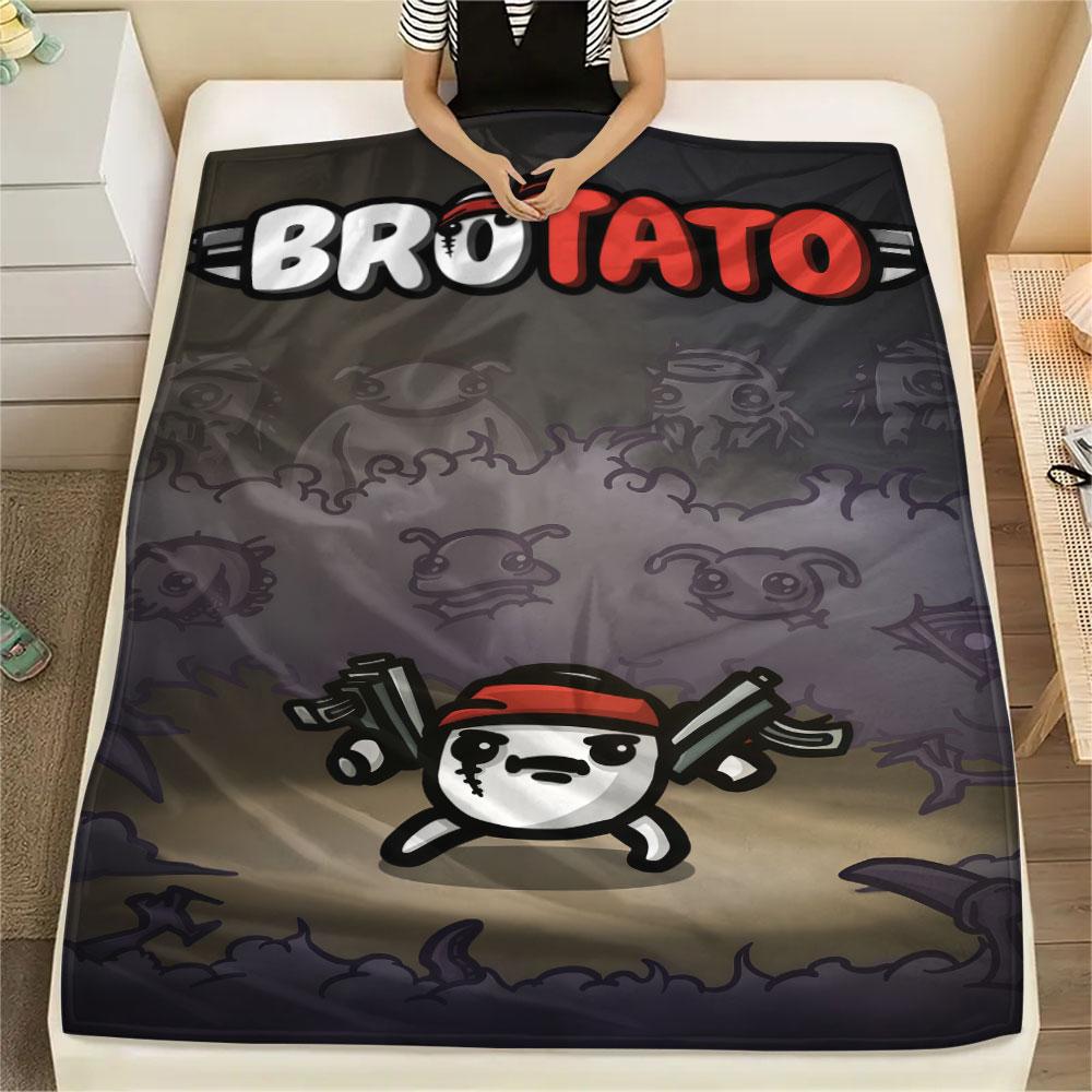 Brotato Blanket, High quality Comfortable for All Seasons, Home Decor, Warmth and Comfort