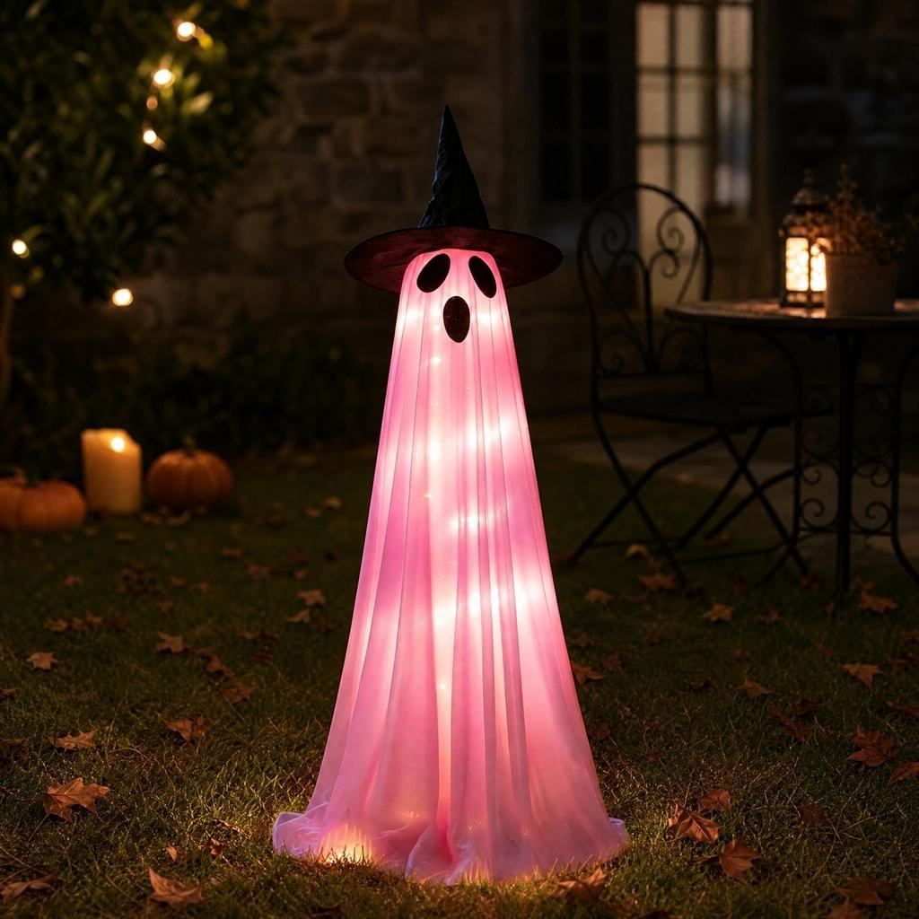 Светящееся украшение на Хэллоуин с батарейкой типа АА (Не включено) Украшение для вечеринки во дворе