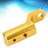 Rearview Mirror Base Extension Mount Bracket Hooks Support Holder for Motorcycles(Golden)