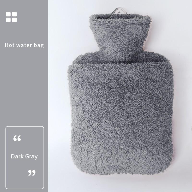 Trendy Water-Filled Hot Water Bottle 1000ml Cute Mini Water-Filled Hand Warmer for Men and Women Cartoon Hot Water Bag