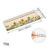 1 Piece Cute Cartoon Wood Straight Ruler Kawaii Tools Stationery Cartoon Drawing Christmas Gift Office School Measuring