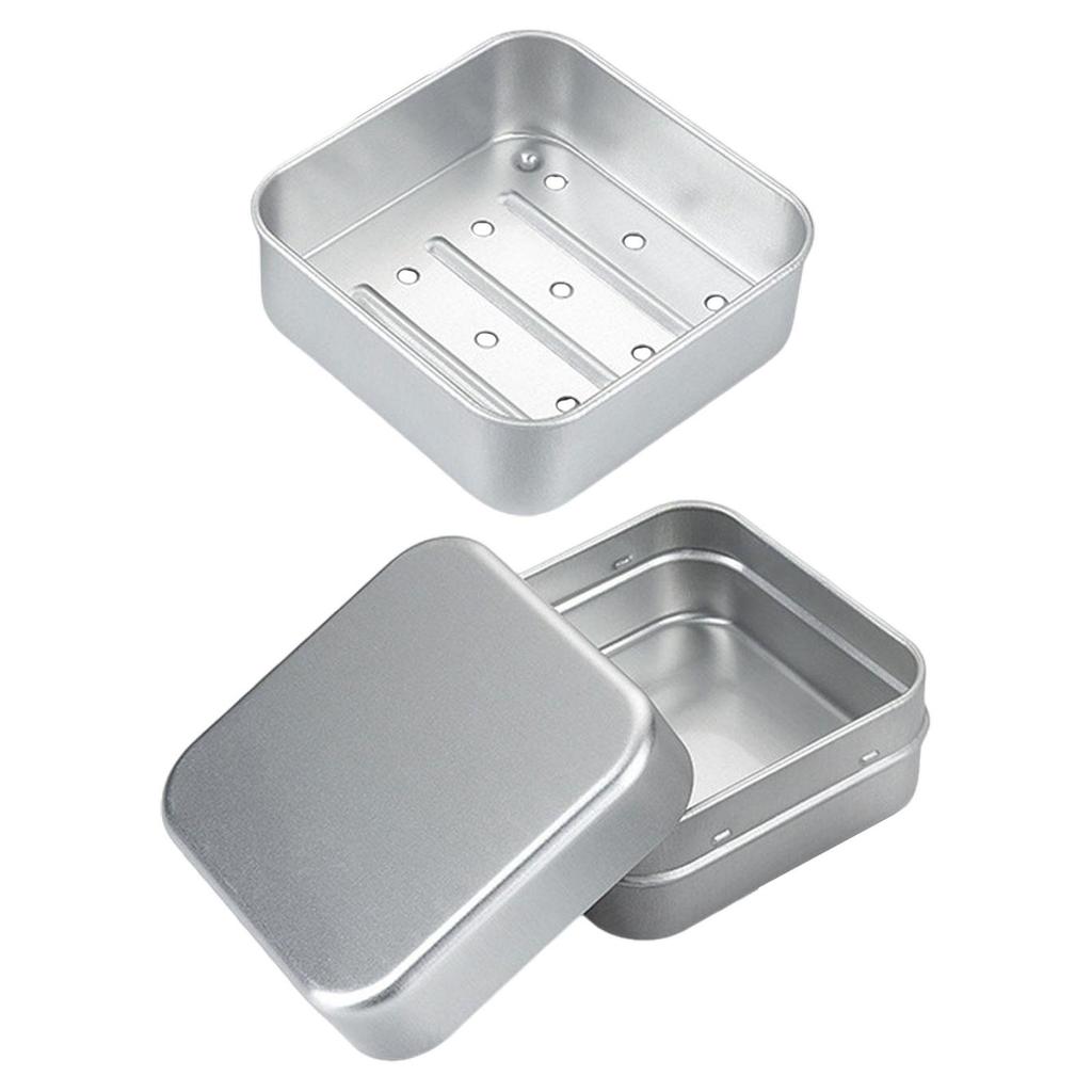 Portable Soap Dish, Reliable Protection, Heavy-duty Organizer, Tin Can for Home, Picnic,