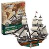 Paper Rock USS Constance Note Three Dimensional Puzzle KD101 Korea 3d Puzzle