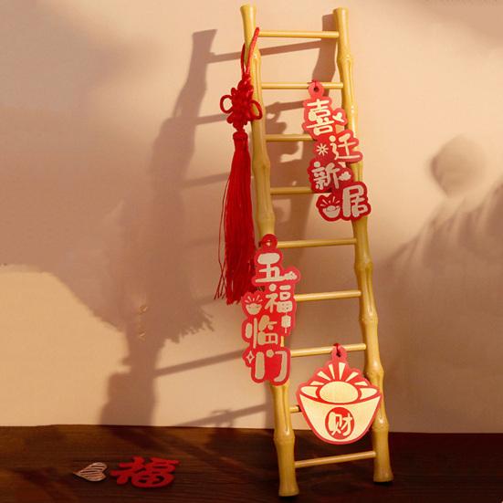 Лестница-стремянка Декор для дома Китайский стиль Лестничный орнамент Ретро лестница Ремесла Скульптура