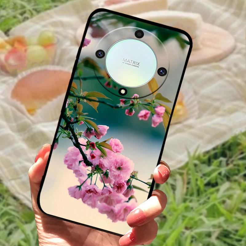 Чехол для Honor X9A 5G Чехол-обложка для Honor X9A Черный Мягкий Силиконовый Чехол для Телефона Fundas для Huawei Honor X9A 5G Coque HonorX9A Защитный