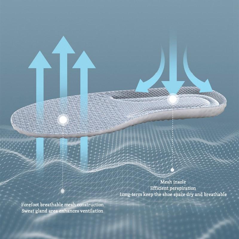 Soft Sports Insole for Shoes Comfortable Plantar Fasciitis Insoles for Feet Man Women Orthopedic Shoe Sole Running Accessories