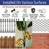 2D Flat, 1pc Vintage Banana Charm Metal Sign, Rustic Aluminum Wall Art with Banana and Leaves Design, Perfect for Cafe, Home, Garage, Patio, Garden