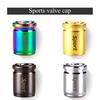AQTQAQ 1 Set Car Styling Zinc Alloy Anti-theft Sport SKDS6 Car Tire Valve Caps Wheel Tires Tire Stem Air Cap Airtight Covers
