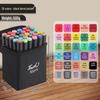Dual-Tip Marker Brush Set for Kids - 24 To 48 Colors for Hand-Painted Anime Drawing