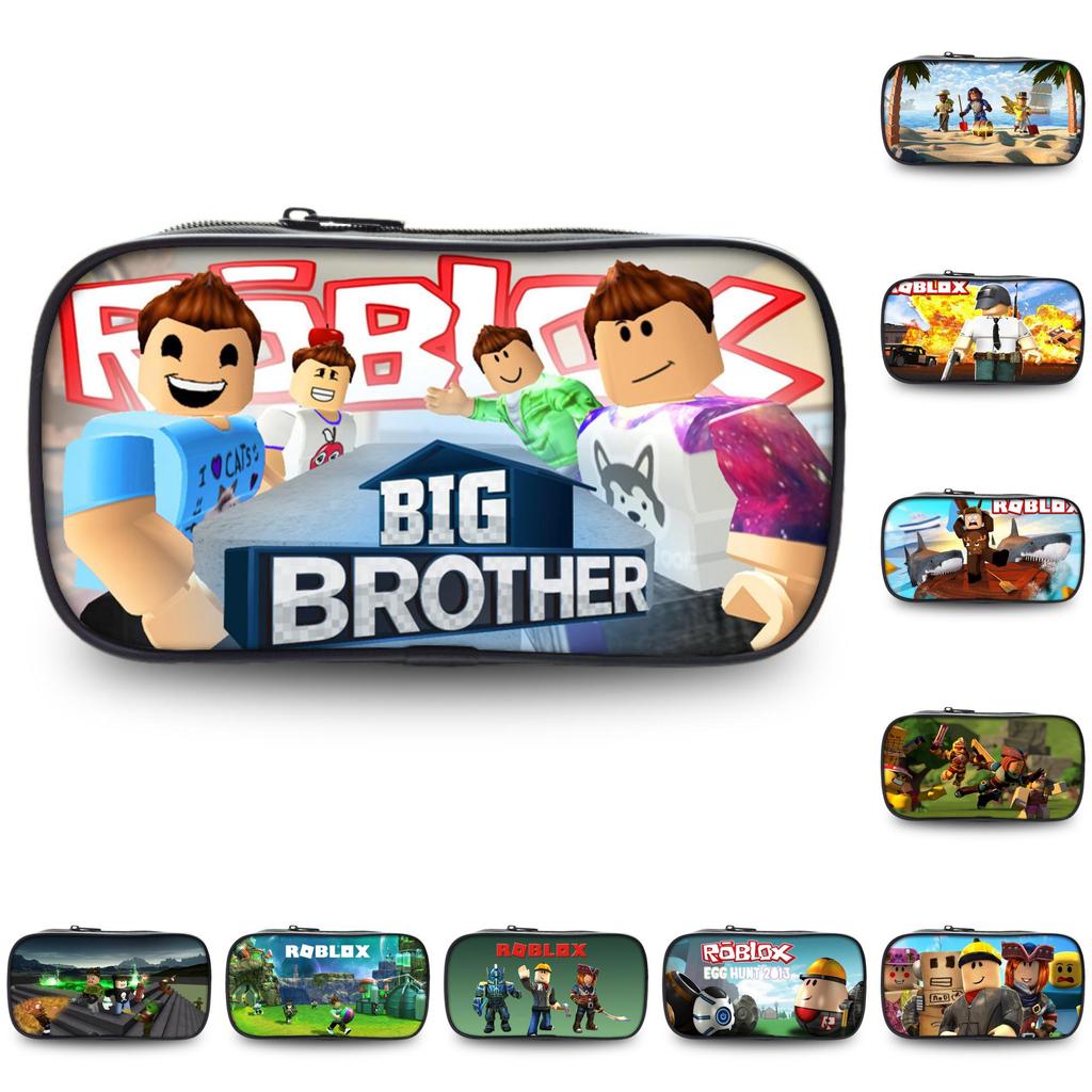 Roblox Pencil Case Large Capacity Nylon School Supplies For Kids And Teens