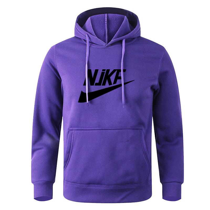 New men's and women's autumn and winter fleece hoodie jacket NjKF mother print foreign trade leisure sports hoodie trendy men's