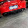 Глянцевый Черный Задний Бампер Диффузор Сплиттер Для Dodge Charger SRT Daytona GT R/T 2015-2023 С Тормозным Светодиодным Светом Тюнинг BodyKit