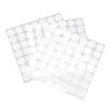490 Pcs Silicone Bumper Pad 15x1mm Clear Self Adhesive Bumper Glass Table Top Anti Slip Pad for Furniture