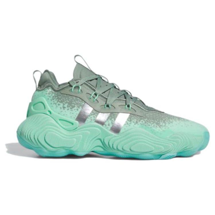 Adidas Кроссовки унисекс Trae Young 3 Jade Green Pulse-Mint Silver-Metallic IF5591