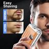 Electric Shaver For Men Mini Travel Beard Trimmer Rechargeable Men Razor With Dual Blade Powerful Wet Dry Man Shaver
