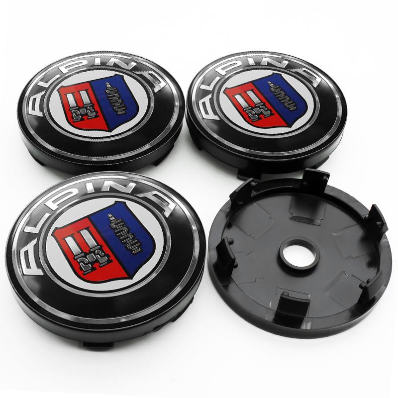 4Pc 56mm+60mm Car Logo Wheel Center Cap Emblem For BMW M Performance E46 E90 E60 F10 E39 F30 E36 F20 E87 E90 E70 Hub Cover Badge