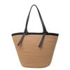 Woven Straw Bag Bag Large Capacity 2025 Spring New Versatile Single Shoulder Premium Texture Commuter Beach Tote Bag