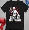 TONG PO Футболка Унисекс Хлопок Полный Размер 8D900 Унисекс Футболка