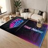 Personalized Crystal Velvet Carpet Atletico Madrid FC Pattern Non Slip Floor Rug