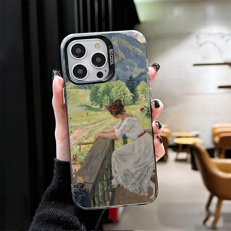 Claude Monet Oil Painting Shockproof Phone Case for IPhone 18 17 Air 16 16E 15 Pro Max 14 Plus 13 Mini 12 Back Cover Anti Fall Fund