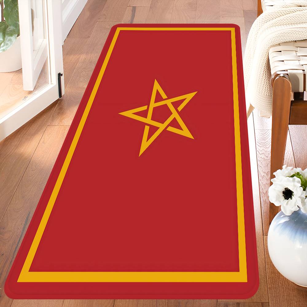 Morocco Map Flag Door Mat Nordic Style Bedroom Living Room Doormat Home Balcony Anti-Slip Alfombra