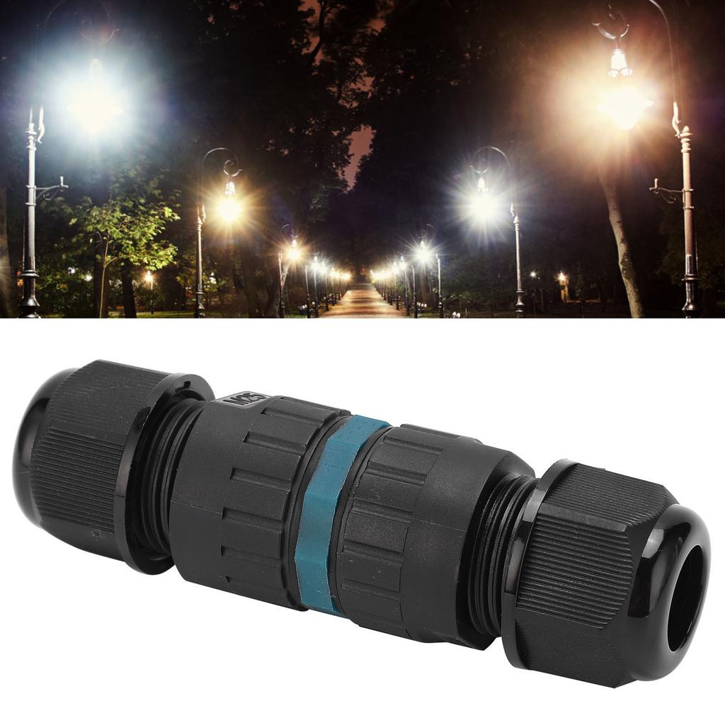 Пластиковый круглый разъем 5-контактный авиационный кабельный штекер гнездо провода водонепроницаемый M25‑5P 9~12MM