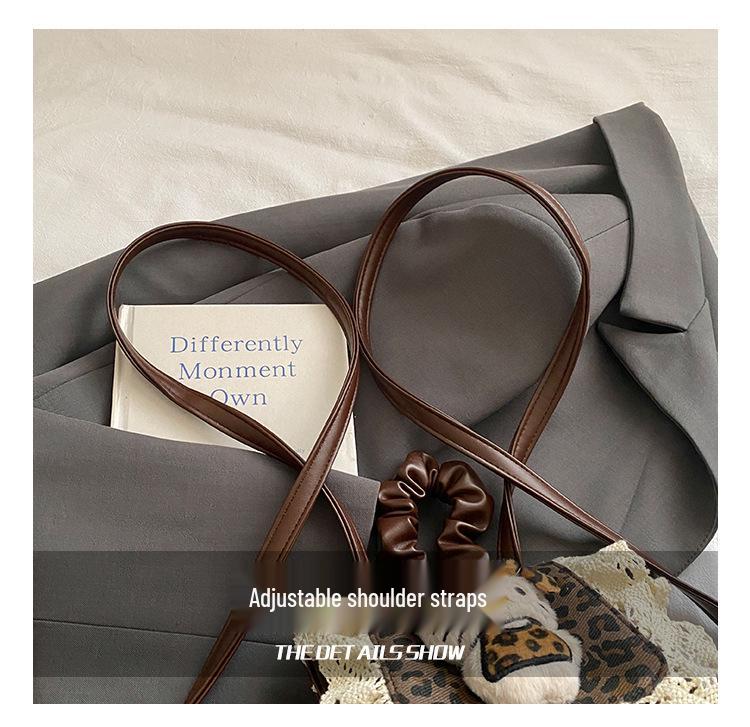 Korean Ruffle Lace Retro Leopard Print Girls' Kitten Backpack - Cute and Versatile Cartoon-Style Design