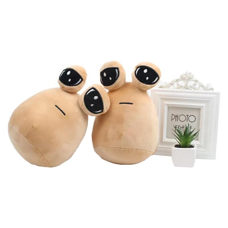 New Game My Pet Alien Pou Plush Toy Furdiburb Emotion Alien Plushie Stuffed Animal Pou Doll