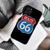 Чехол для телефона America Route 66 для iPhone 16 15 8 7 6 6S Plus X SE XR XS 14 11 12 13 Mini Pro Max