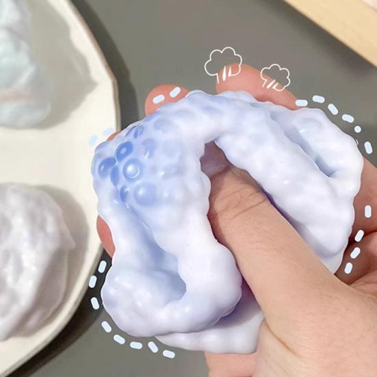 1/4Pcs Bead Filled Stress Ball Toy Anxiety Relief Shapeable Squeeze Ball Sensory Toy Kids Teens Adults Portable Soft Colorful Ball Pinch Fidget Toy