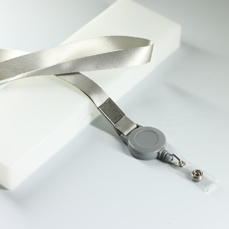 Retractable Work Permit Hanging Rope Stretchable Long Lanyard Office ID Card Holder Porta Credenciales Carte Infirmière