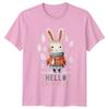 Hello Cold Days TShirt Cute Bunny Winter Animals Winter Season Gift