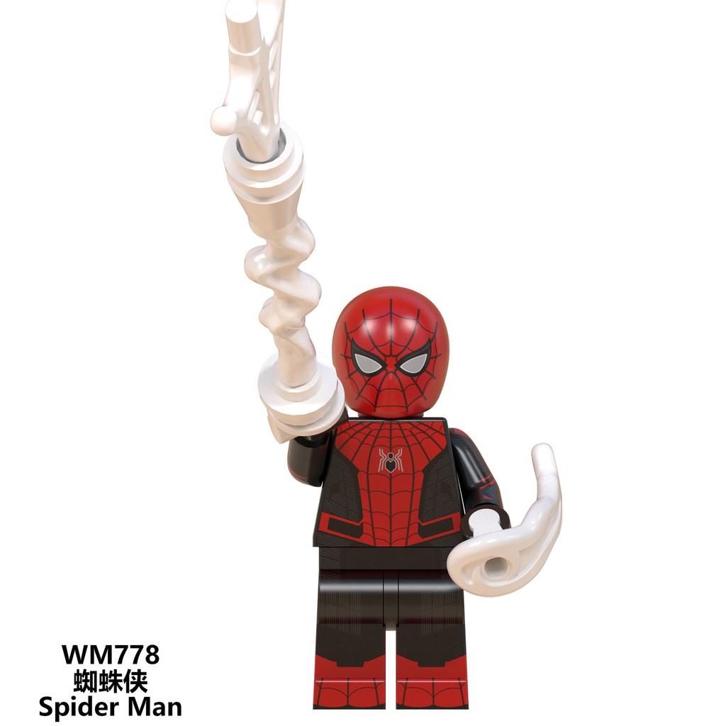 Minifigures Set Marvel Super Heroes Spider Man Far From Home Building Blocks Toys for Children