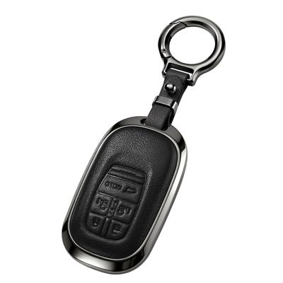 [PIMOHI] Совместимо с чехлом для ключа Honda Металл Натуральная кожа Civic