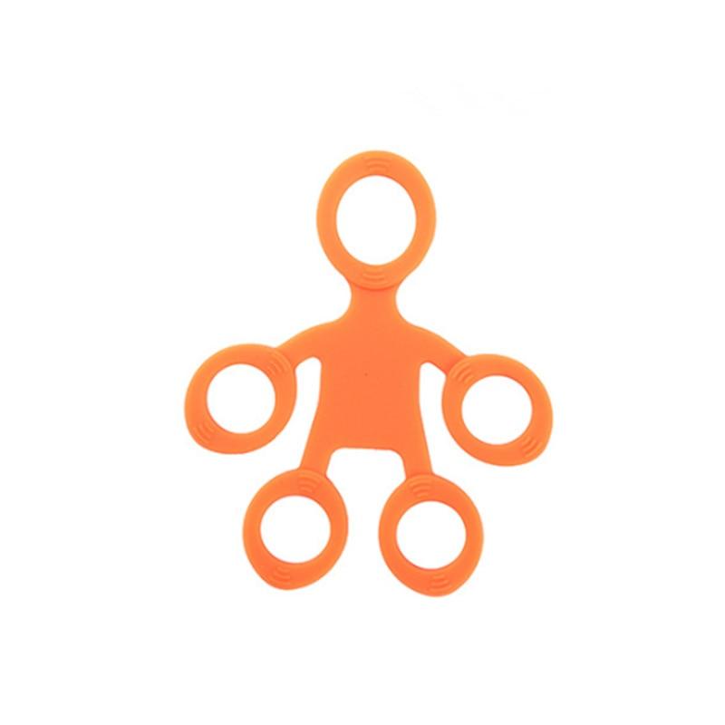 Антистрессовый браслет для фитнеса, носилки для пальцев, 3 уровня, сенсорная игрушка для аутизма, СДВГ, силиконовое кольцо, тренажер