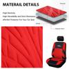 9 Seats Car Seat Covers, Made Of Polyester Fiber Material, With Tire Imprint Details. Suitable for Most Car Seats