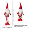 Christmas Doll with Adjustable Legs for Holiday Centerpiece