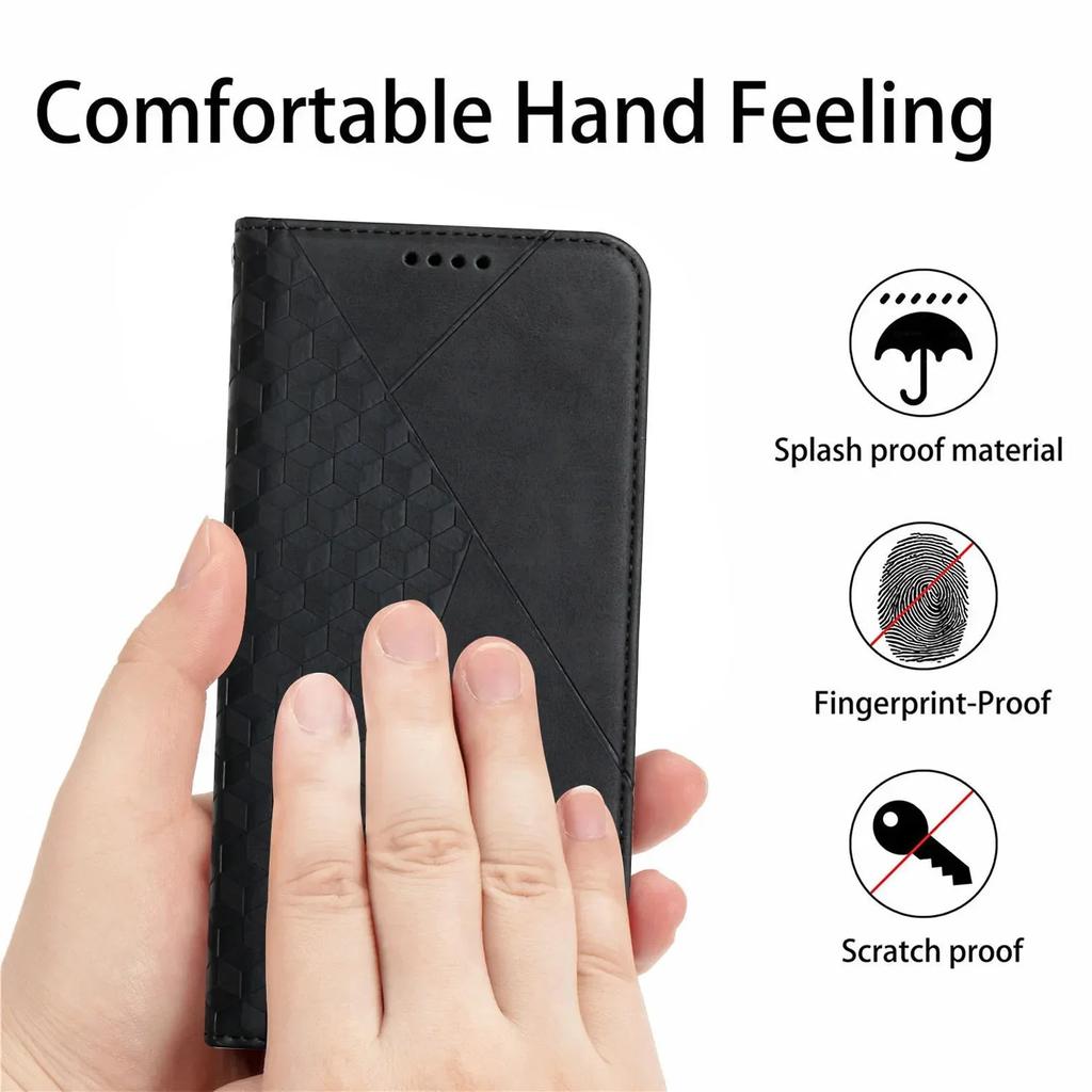 Магнитный кожаный чехол-книжка для Samsung Galaxy A26 A36 A56 A06 A16 A05S A02S A03S A03 A21S A51 A71 A12 A22 A32 A42 A72 M35