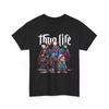 Новая футболка Хэллоуин с иконками гангстеров Thug Life и хоррора