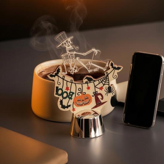 Ночник-тыква Yousheng на Хэллоуин, Креативная светодиодная лампа Jack O Lantern, Жуткий настольный декор для вечеринки, День Святого Валентина