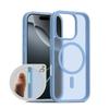 Подходит для Apple 17pro Max Прозрачный Черный Чехол для Мобильного Телефона Два в Одном Матовый Магнитная Умная Кнопка AI Чехол для Мобильного Телефона 16e